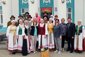 Ukmergiškiai pasveikino Baltarusijos Svisločiaus miestą su 760-uoju jubiliejumi.