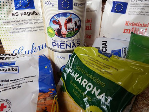 Paramos krepšelį sudarys 10 skirtingų rūšių maisto produktų.