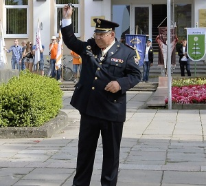 Buvęs Ukmergės priešgaisrinės gelbėjimo tarnybos vadovas Rimvydas Lukošius pradeda eiti naujas pareigas. Gedimino Nemunaičio nuotr.