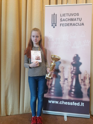 Agnė Mickūnaitė tapo Lietuvos standartinių šachmatų čempione.