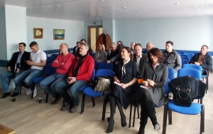 Ekologinių ūkių asociacijos visuotinis narių susirinkimas vyko Ukmergėje. Autorės nuotr.