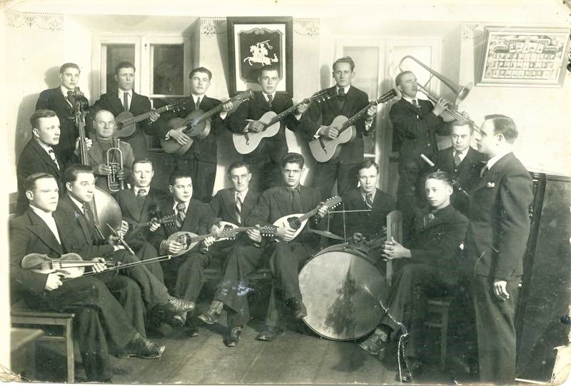 Nuotraukos 1.	Ukmergės miesto orkestras, 1938 m., UkKM F 3102