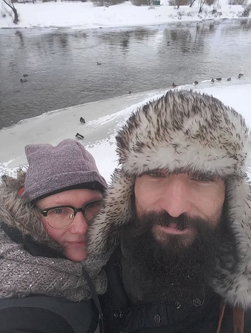 Kęstučio Jarmalavičiaus nuotr. Kęstutis ir Asta Jarmalavičiai kasmet kalėdiniu metu eina į gamtą stebėti paukščių.