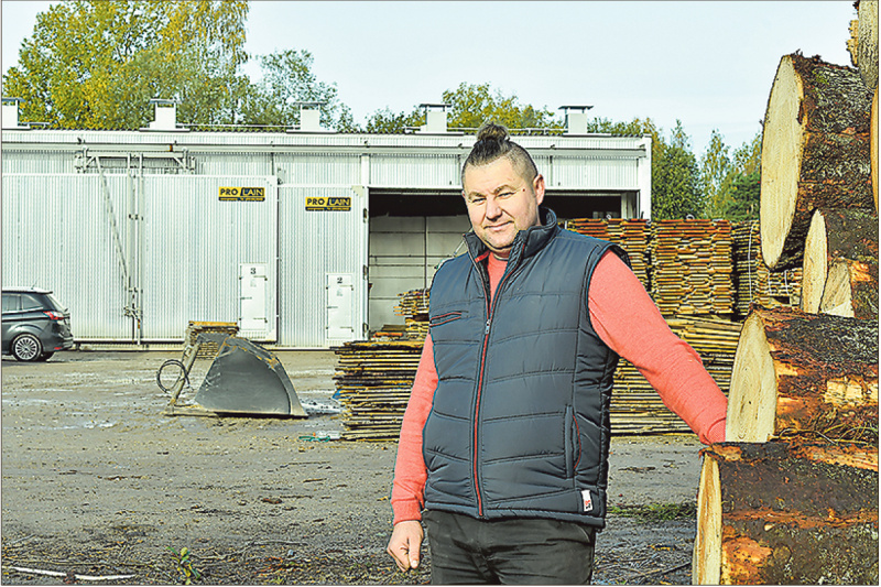 Dariaus Šypalio nuotr. Pagal profesiją kūno kultūros mokytojas Mindaugas Norgėla, Kūlupėnų kaime įkūręs medienos verslą, gamybinę bazę plės pasinaudojęs ir Lietuvos kaimo plėtros 2014–2020 m. programos parama.