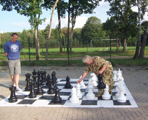 Surengė smagų šachmatų turnyrą