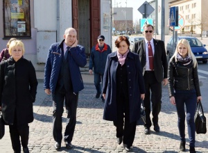 Arvydo Pėšinos nuotr. Ukmergėje lankėsi Seimo pirmininkė Loreta Graužinienė.