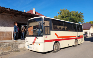 Į Ukrainą iš Ukmergės iškeliavo autobusas „Volvo B6“.