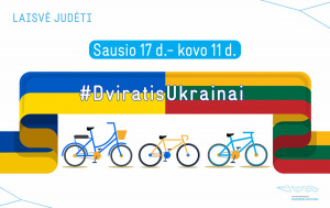 Kviečia dovanoti dviračius ukrainiečiams