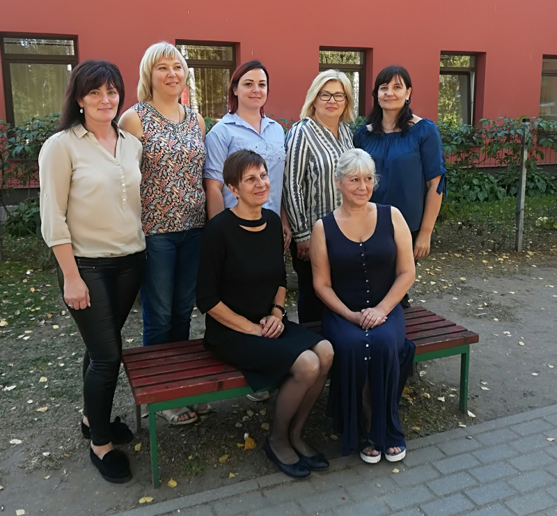 Projekte „Integrali pagalba Ukmergės rajone“ dirbančios slaugos specialistės.