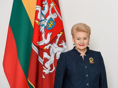 Lietuvos Respublikos Prezidentės Dalios Grybauskaitės sveikinimas Vasario 16-osios proga