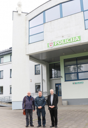 Kapelionas lankėsi Ukmergės rajono policijos komisariate.