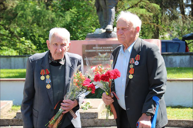 Antrojo pasaulinio karo veteranai. Daivos Zimblienės nuotr.
