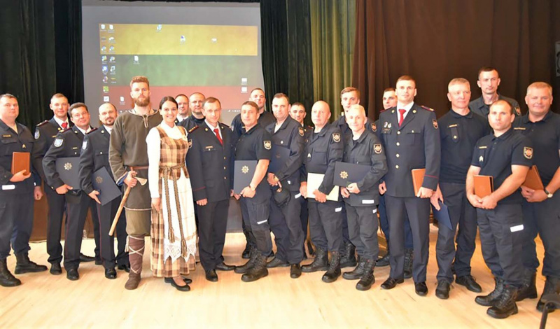 Priešgaisrinės apsaugos ir gelbėjimo departamente paminėta Valstybės diena. 