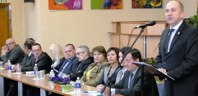 Gedimino Nemunaičio nuotr. R. Janicko ataskaitiniame susitikime su gyventojais dalyvavo ir rajono tarybos nariai.