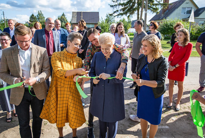 Prezidentės biuro nuotr. Šventėje apsilankė ir kadenciją baigusi prezidentė Dalia Grybauskaitė.