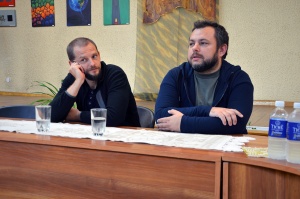Timas Petraitis (kairėje) ir Audrius Karečka. Kristinos Darulienės nuotr.