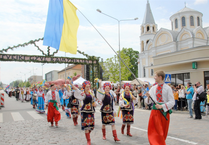 Ukrainiečiai kelis dešimtmečius buvo nuolatiniai svečiai mūsų miesto šventėse.   Gedimino Nemunaičio nuotr.