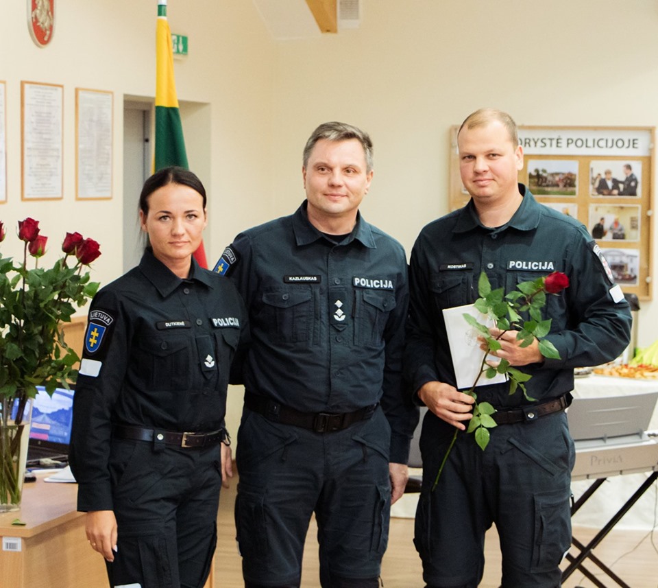 ir piliečiams / Ukmergės policijos komisariato kolektyvas. Dainiaus Vyto nuotr.