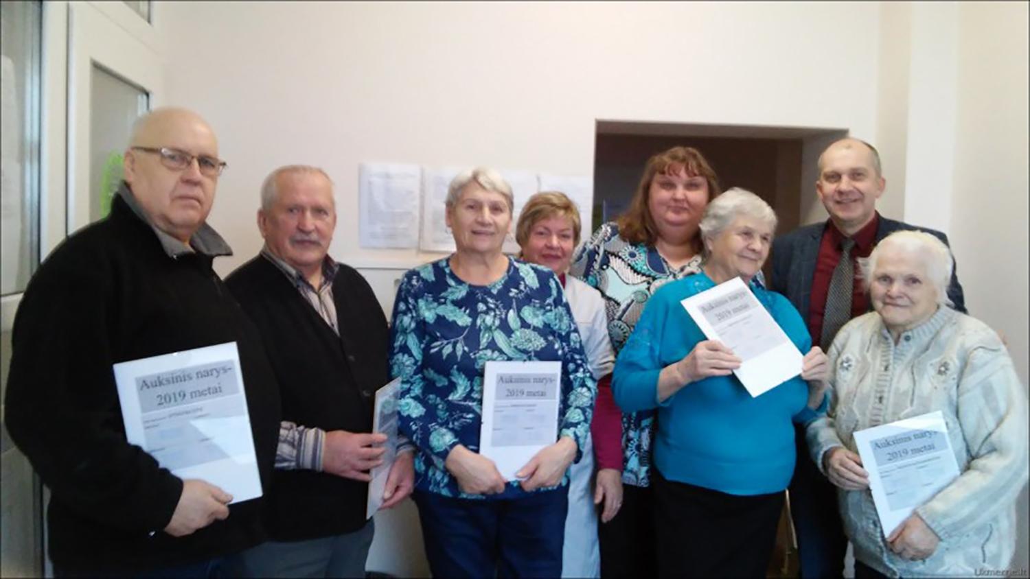Apdovanoti pirties garo mėgėjai / Pagerbti visus praėjusius metus kiekvieną savaitę pirties teikiamomis paslaugomis naudojęsi ukmergiškiai.