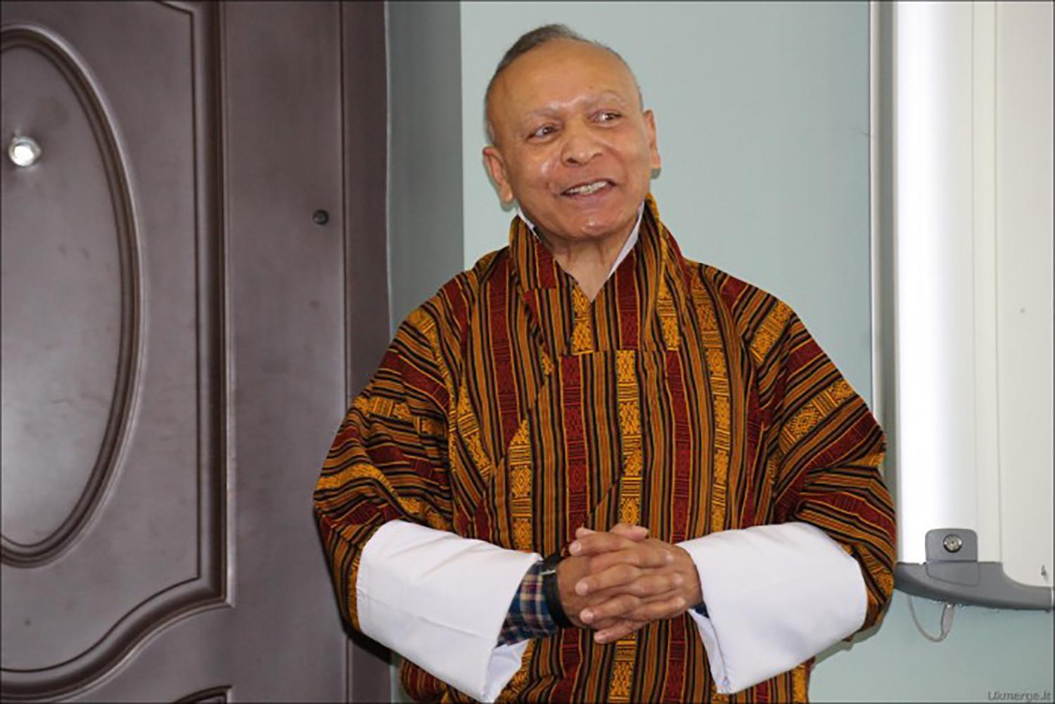 Apie laimę – iš Butano ministro lūpų / Daivos Zimblienės nuotr.