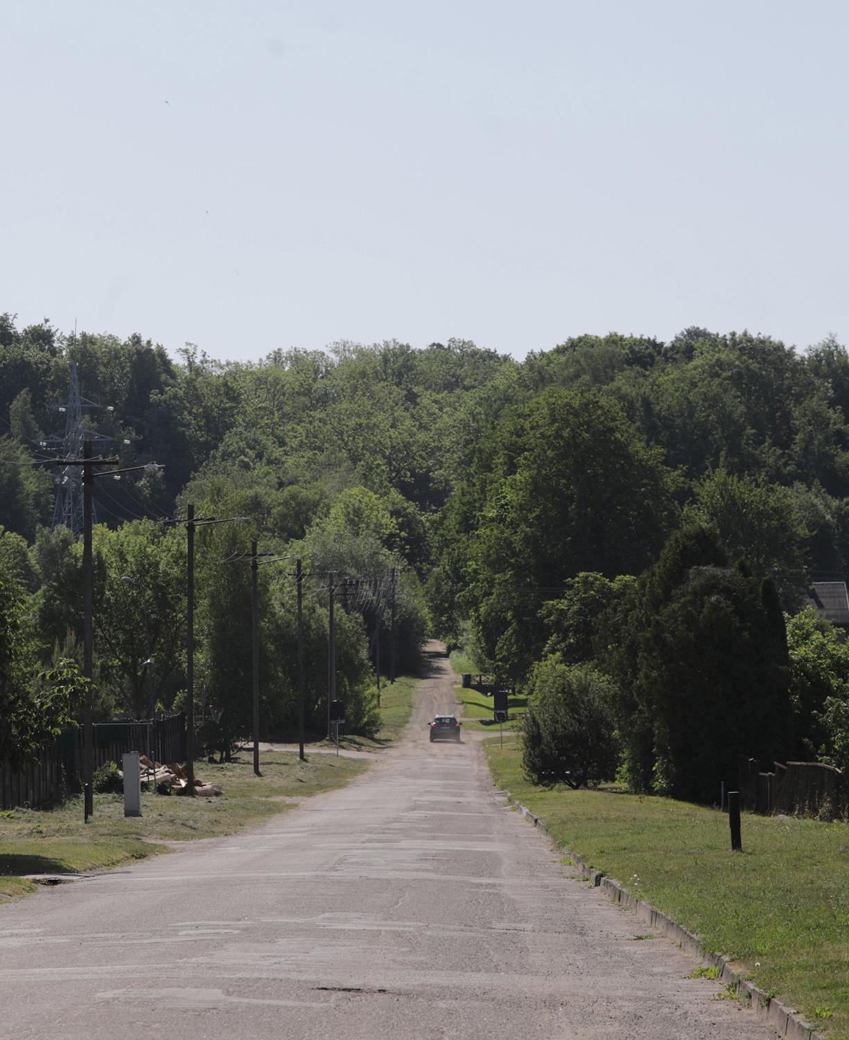 Asfaltuos Vaitkuškio gatvę / Dainiaus Vyto nuotr. Vaitkuškio gatvė.