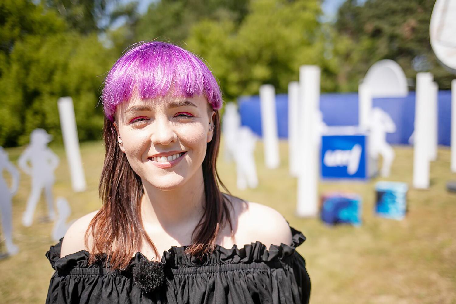 Bjellės atostogų receptas – nakvynė hamake ir pasivaikščiojimai lietuje / Raminta Naujanytė-Bjelle.  D. Umbraso/LRT nuotr.