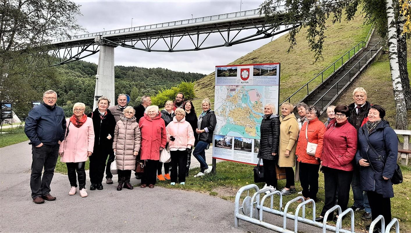 Dalyvavo ir ekskursijoje