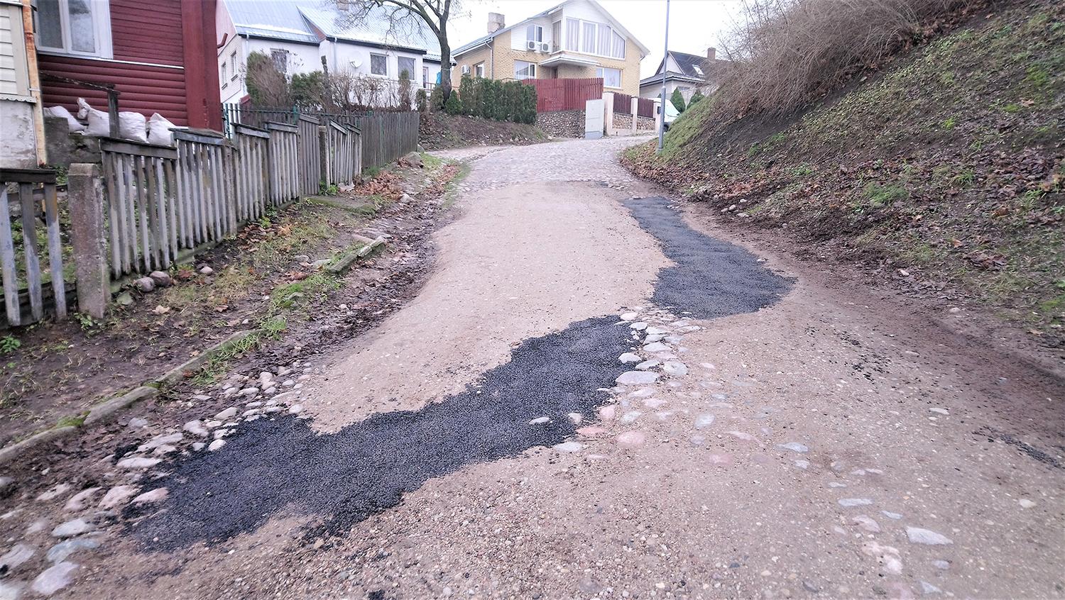 Darbininkų gatvės remontas – planuose / Nuspręsta skelbti viešąjį paslaugų pirkimo konkursą Darbininkų gatvės atkarpai sutvarkyti.   Gedimino Nemunaičio nuotr.