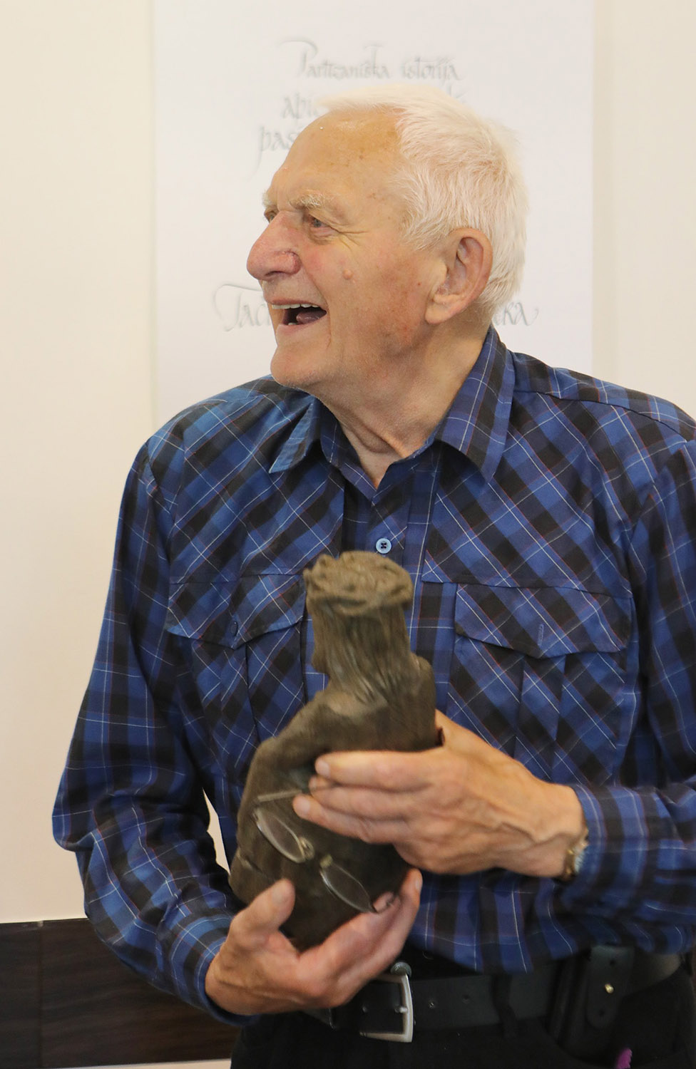 kaligrafijos meistro prof. Alberto Gursko parodą.