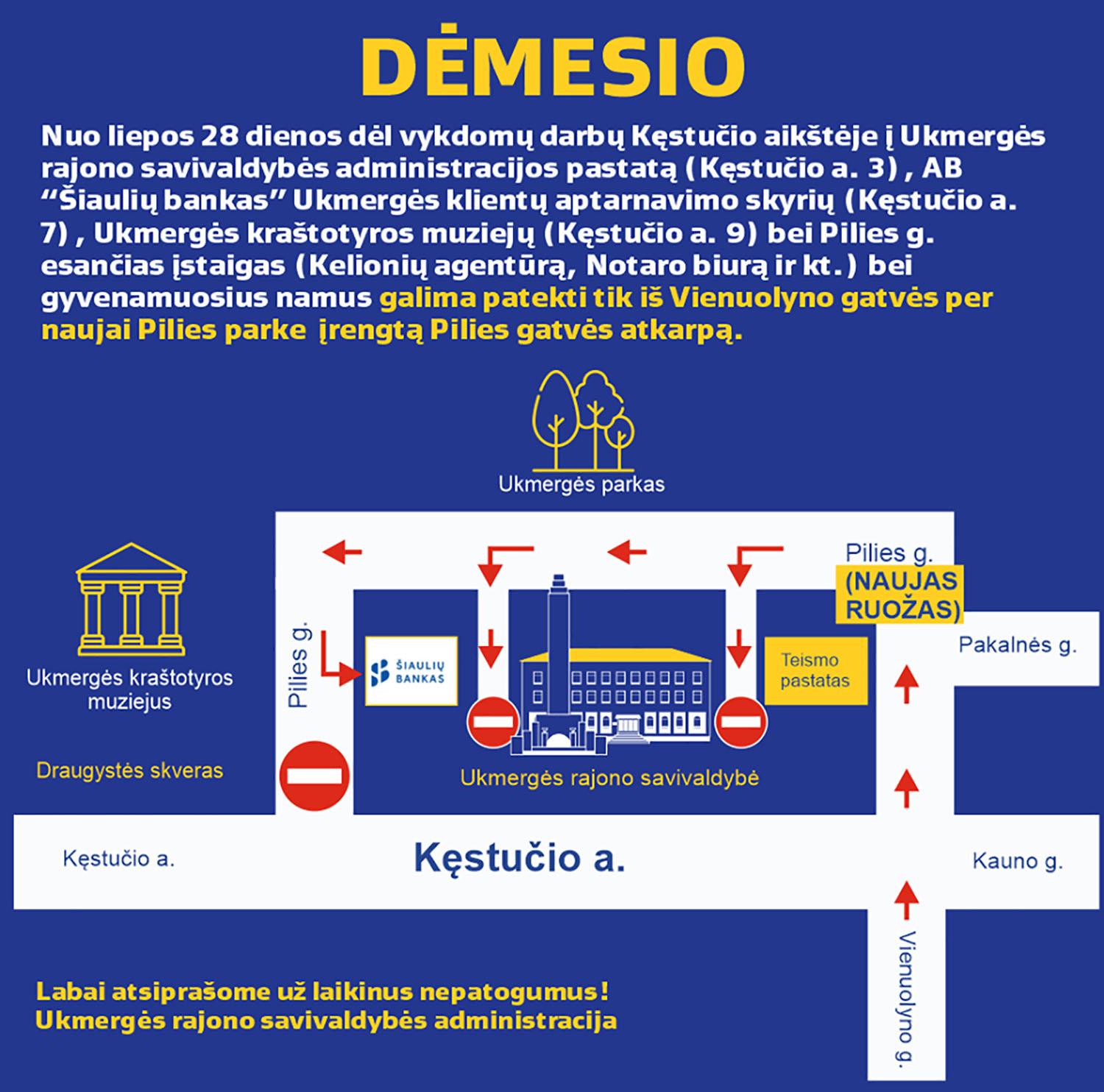 Dėmesio /