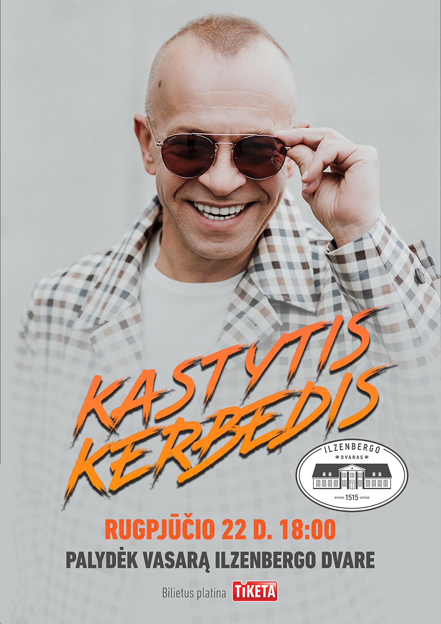 Didžiųjų Lietuvos miestų arenas perpildęs ir gerbėjų širdis pavergęs Kastytis Kerbedis rugpjūčio 22 dieną lauks visų Ilzenbergo dvare! /