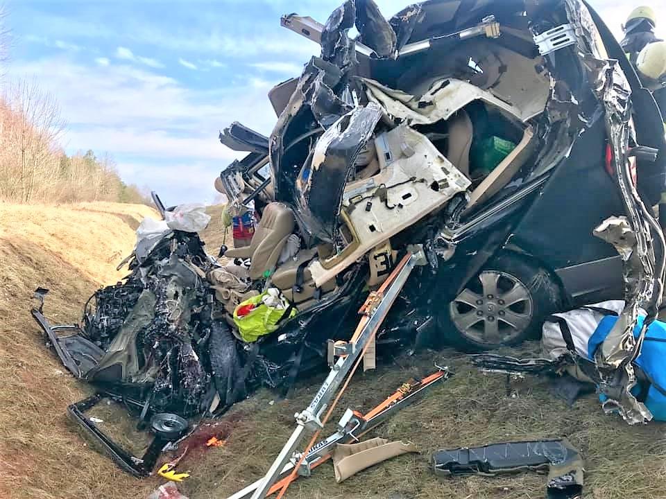 Eismo įvykio dalyvis neišgyveno / Ukmergės PGT nuotr.