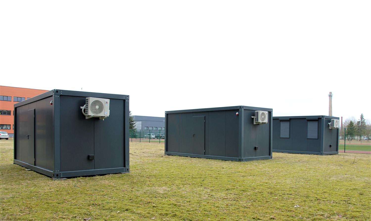 Evakavimo punktų namukus galės naudoti savo reikmėms / Gedimino Nemunaičio nuotr. Ukmergėje yra trys tokios evakavimo punktų vietos.