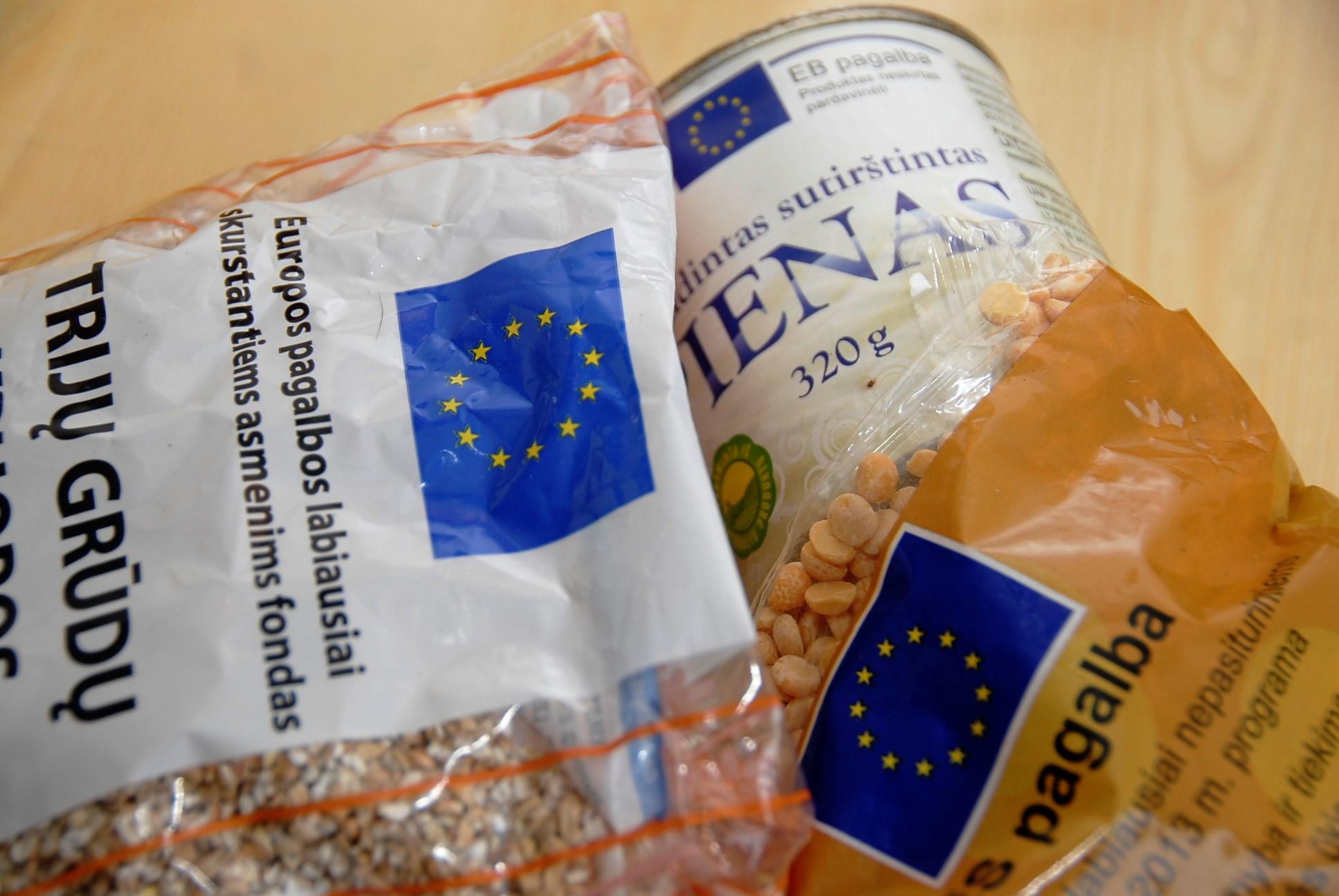 Gaus tik dėžutę konservų ir pakelį sausų pusryčių /