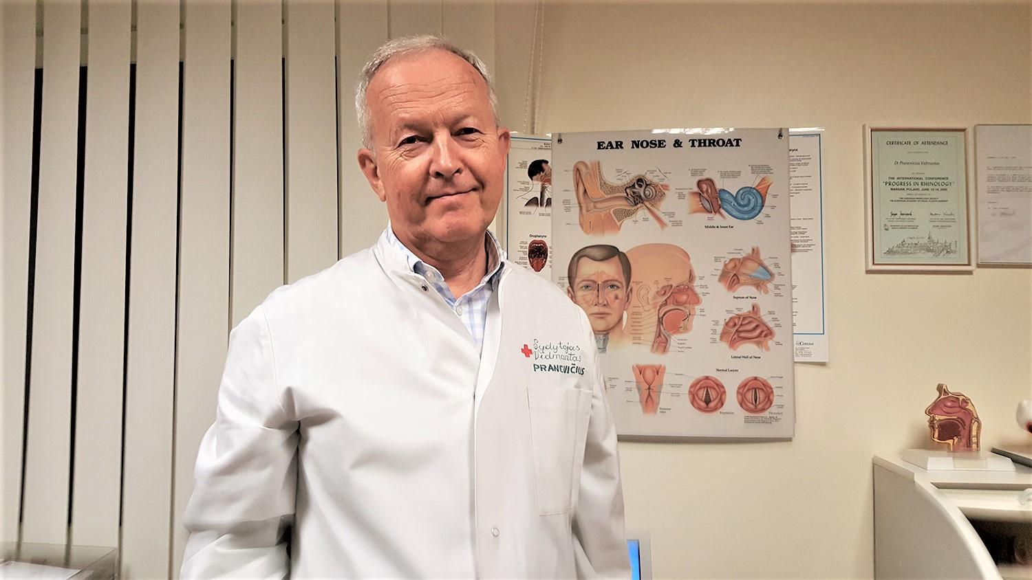 Gydytojo gyvenime – skaičių magija / V. Pranevičiaus darbinėje praktikoje – dešimt tūkstančių padarytų operacijų.