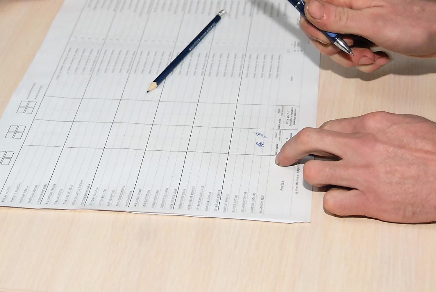 Į namus beldžiasi parašų rinkėjai /