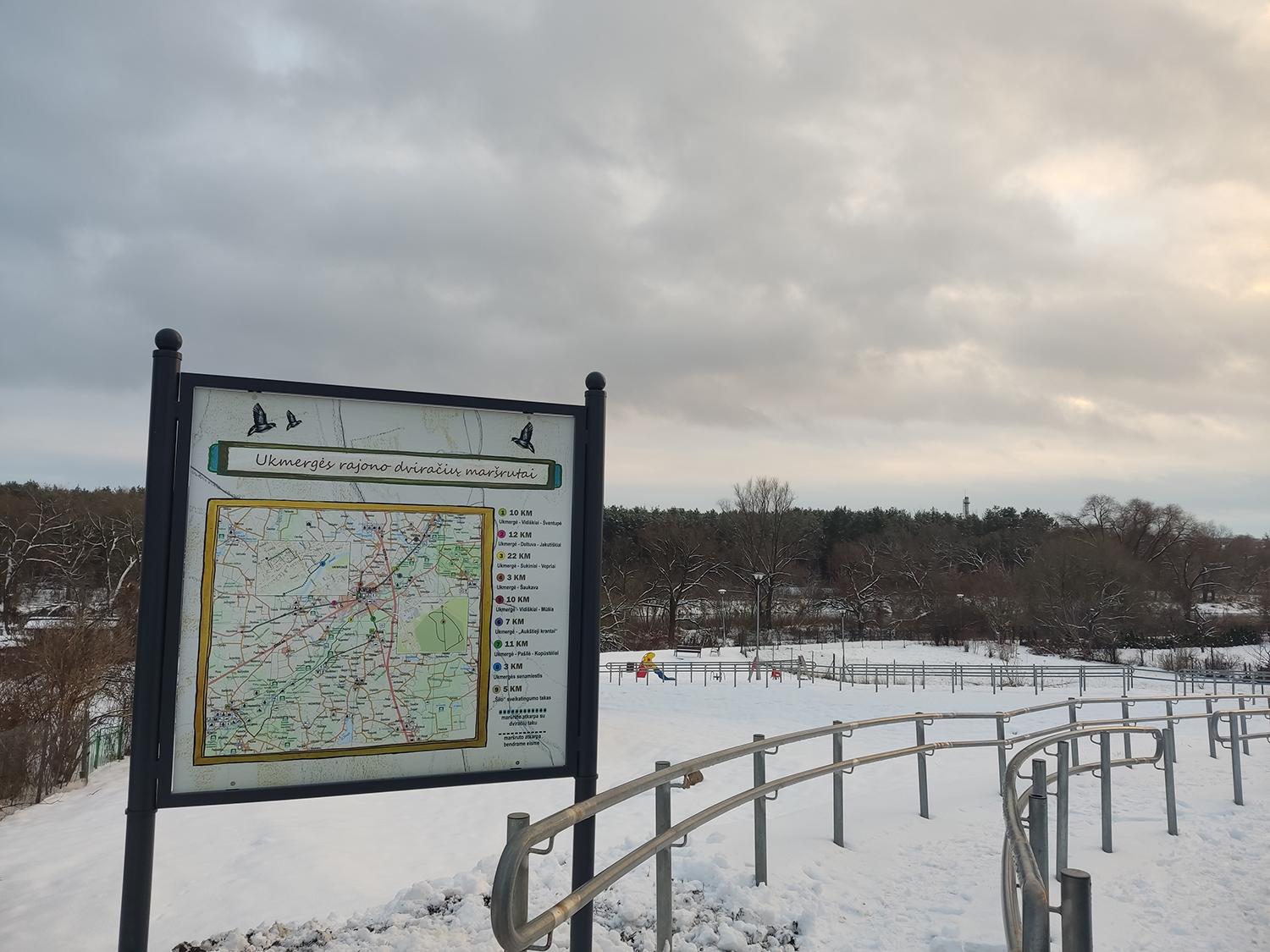 Įrengti nauji ženklinimo stendai / Nauji informaciniai stendai.