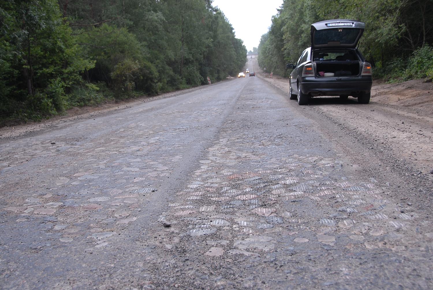 Iš Utenos į Ukmergę atėjo pėsčias / Gedimino Nemunaičio nuotr.
