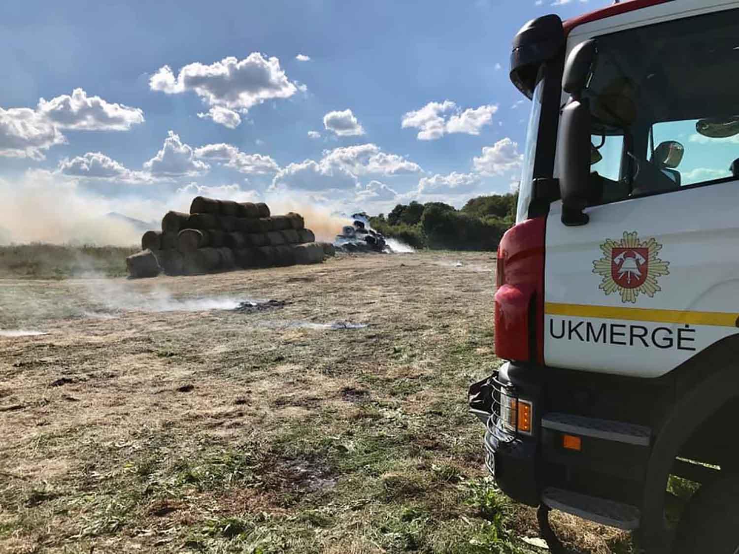 Javapjūtės metą – gaisrų pavojus / Rugpjūtį padaugėjo javapjūtei būdingų gaisrų.  Ukmergės PGT nuotr.