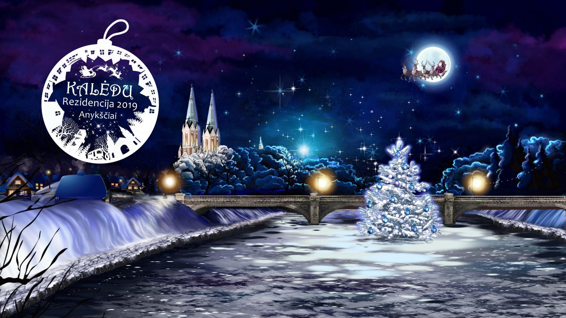 KALĖDŲ REZIDENCIJOS ATIDARYMAS ANYKŠČIUOSE 2019 /