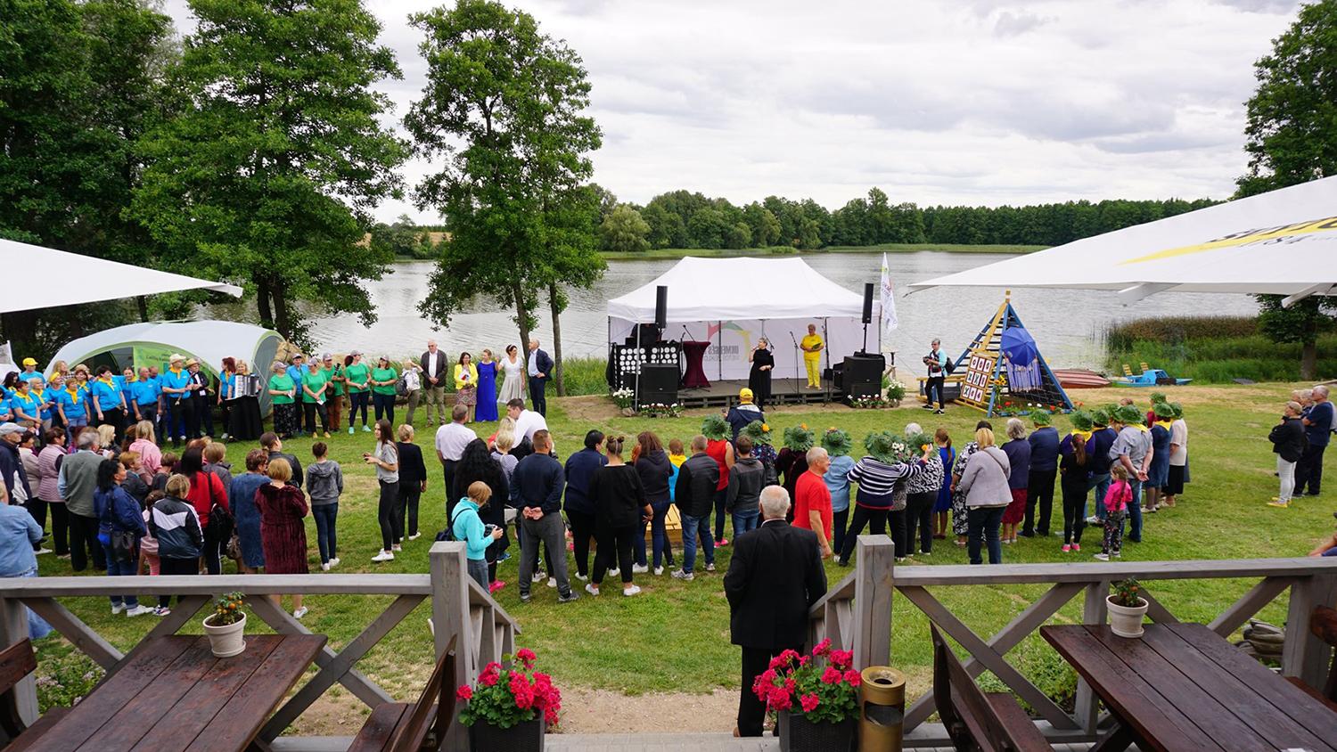Krašto bendruomenės rinkosi į sąskrydį / Renginio atidarymas.Autorės nuotr.