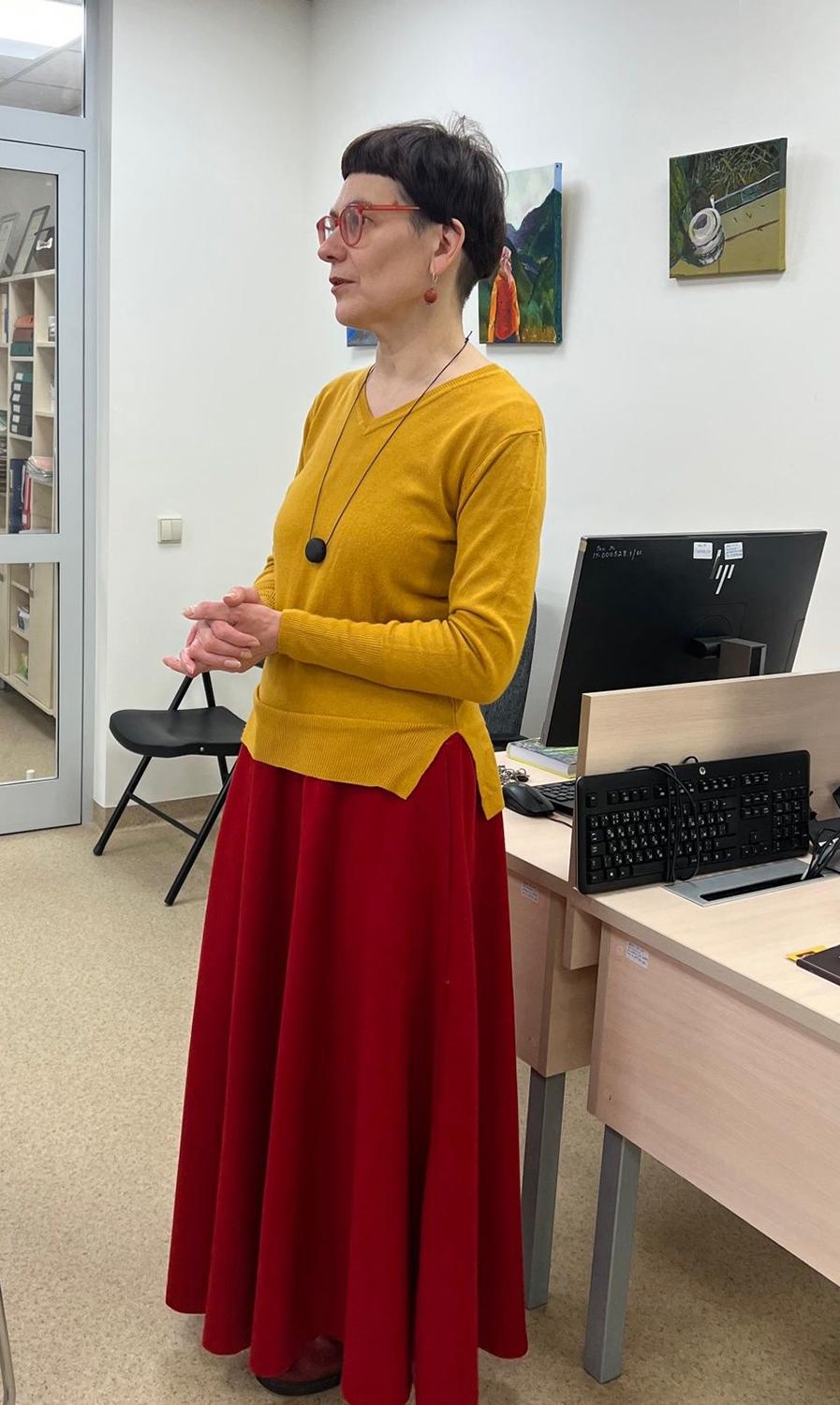 Kraštotyros galerijoje – „Nutapytos emocijos“ / Vitos Jasionytės-Dagienės nuotr. Asta pasakojo tapybą atradusi prieš ketverius metus.