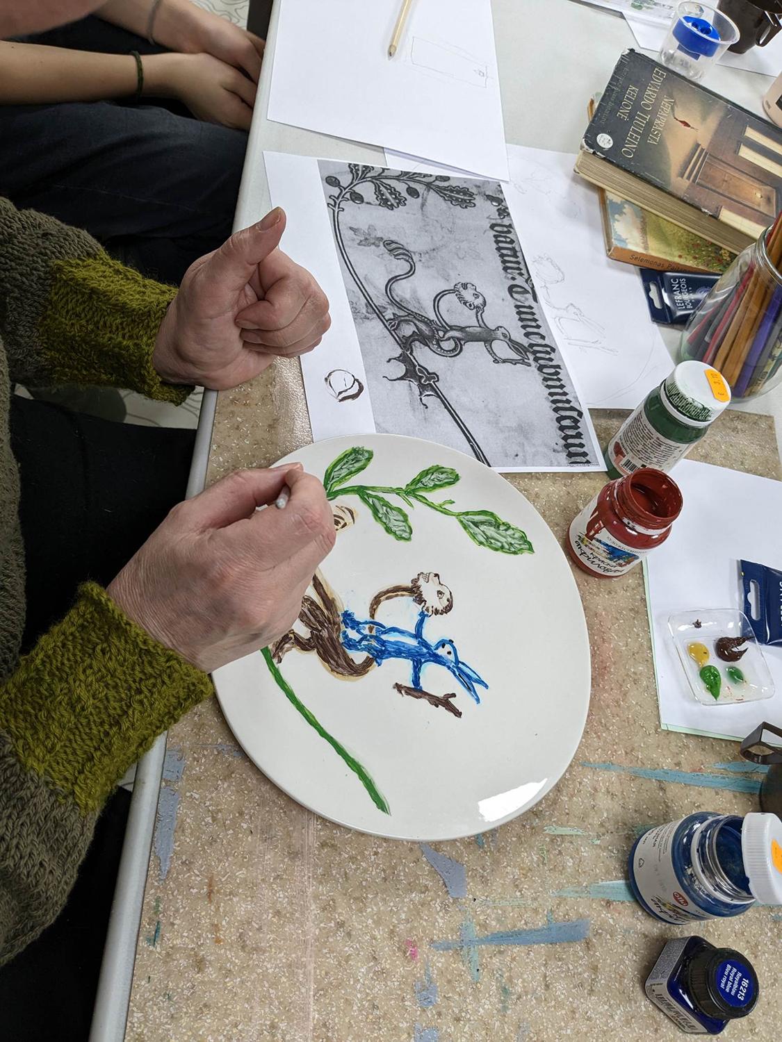 Kviečia į dailės užsiėmimus /