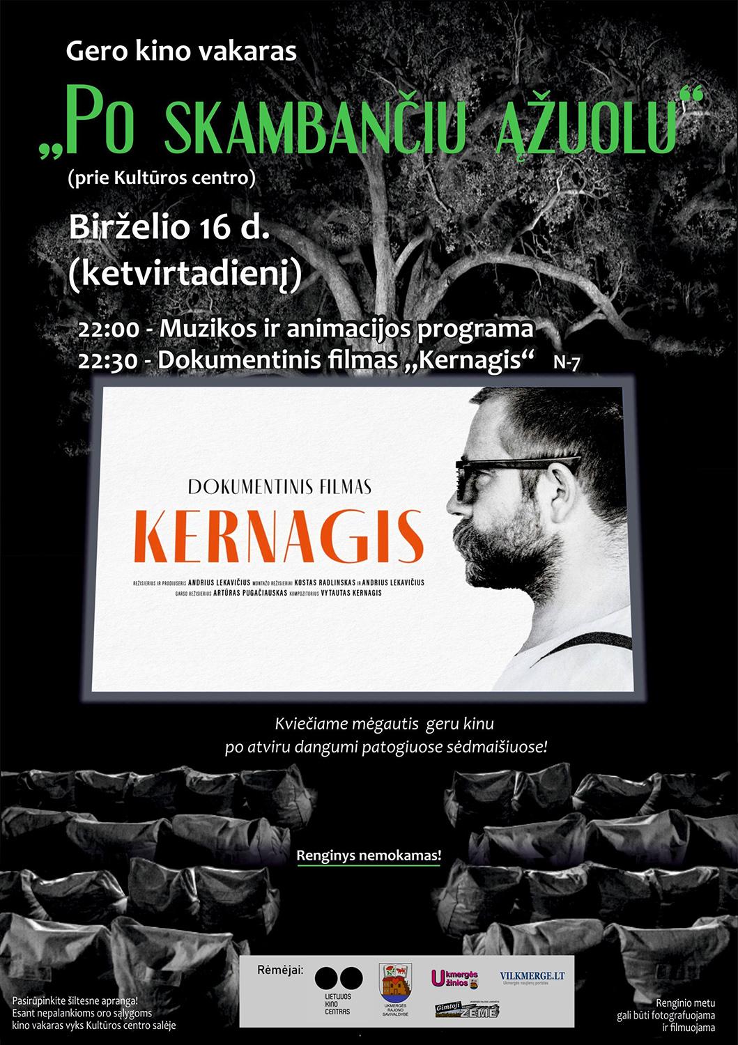 Kviečia į kino vakarus /