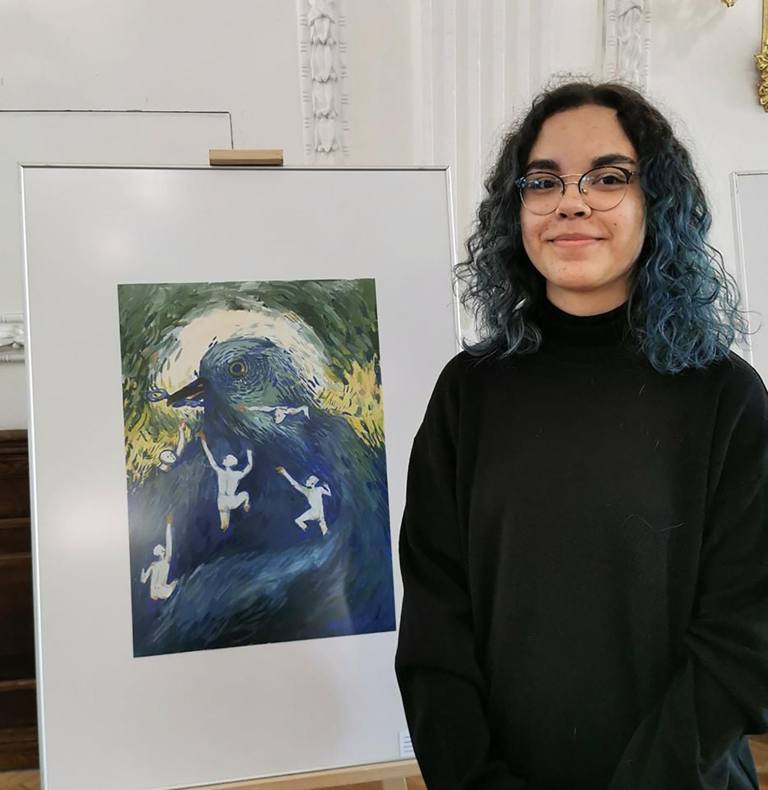 Laimėjo konkurse / Prizininkė Angelika Barte.