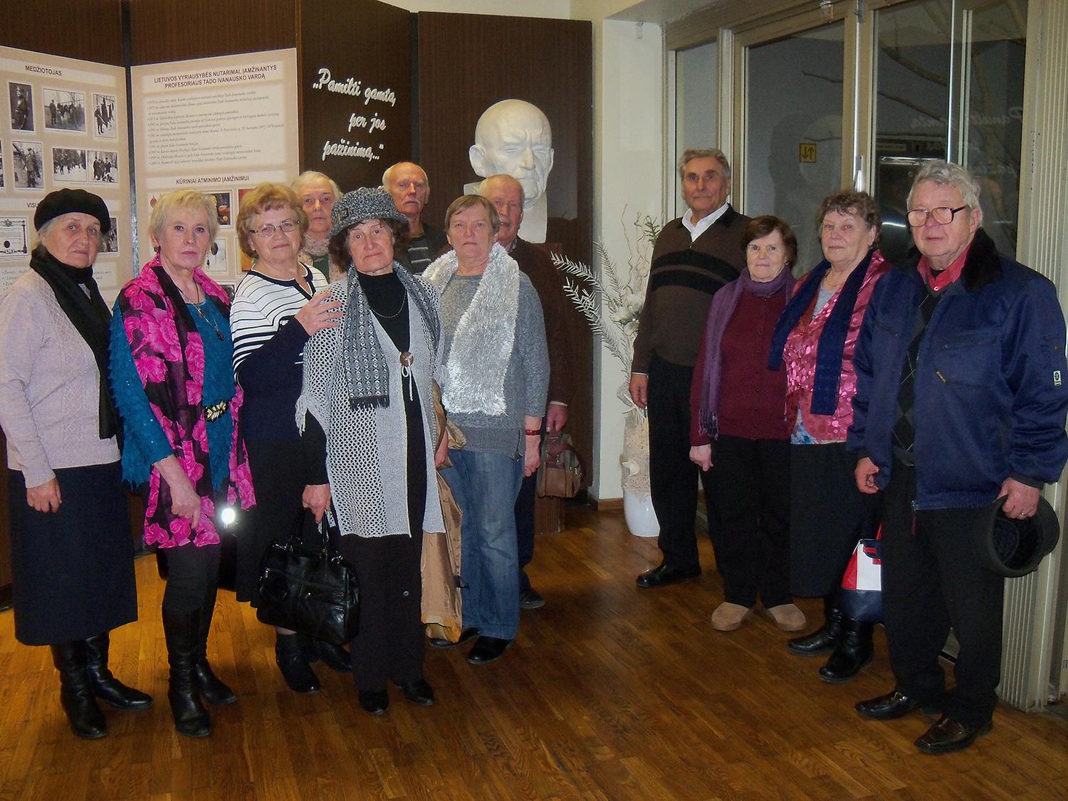 Lankėmės ir televizijos studijoje