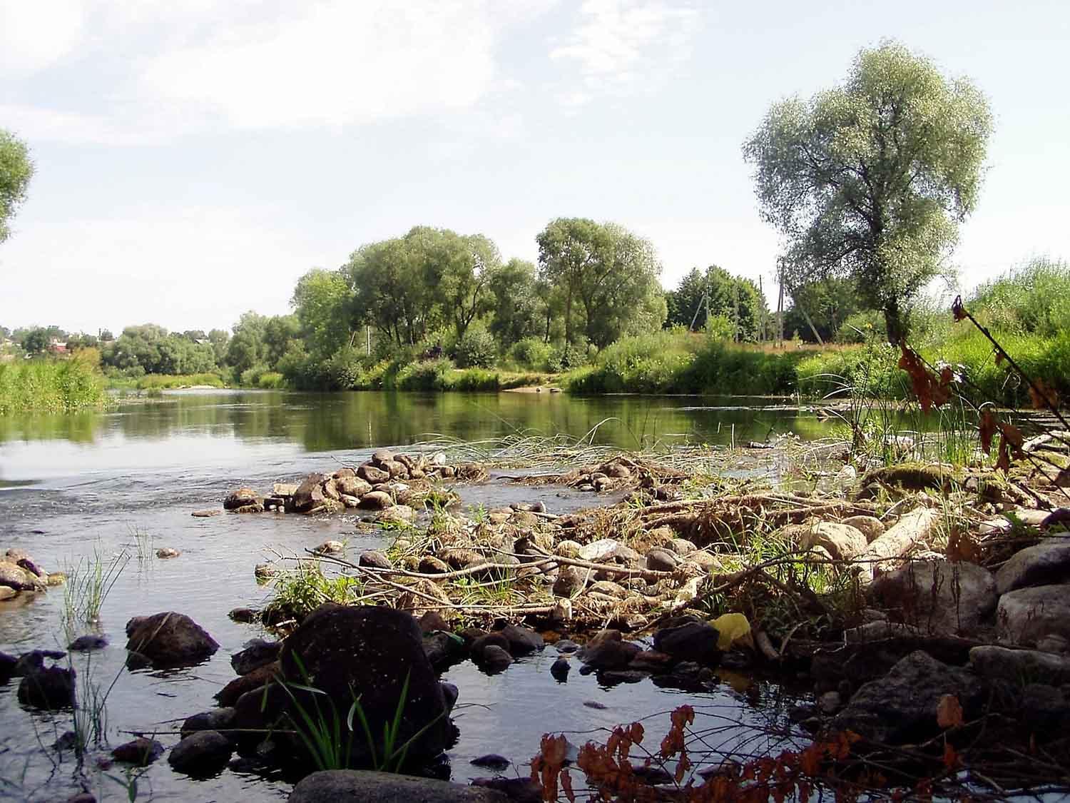 Lietuvoje paskelbta hidrologinė sausra / Šventoji šiemet nusekusi.  Gedimino Nemunaičio nuotr.