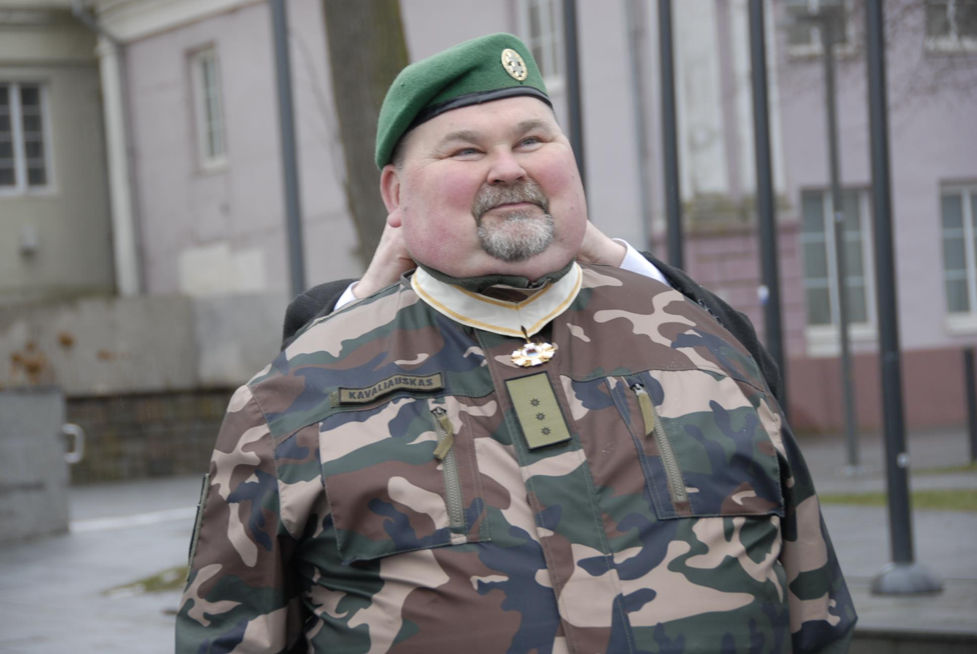 Lietuvos valstybės atkūrimo dienos proga – Padėkos ženklas / Linas Kavaliauskas Lietuvos valstybės atkūrimo dienos proga apdovanotas Mero padėkos ženklu.G.Nemunaičio nuotr.