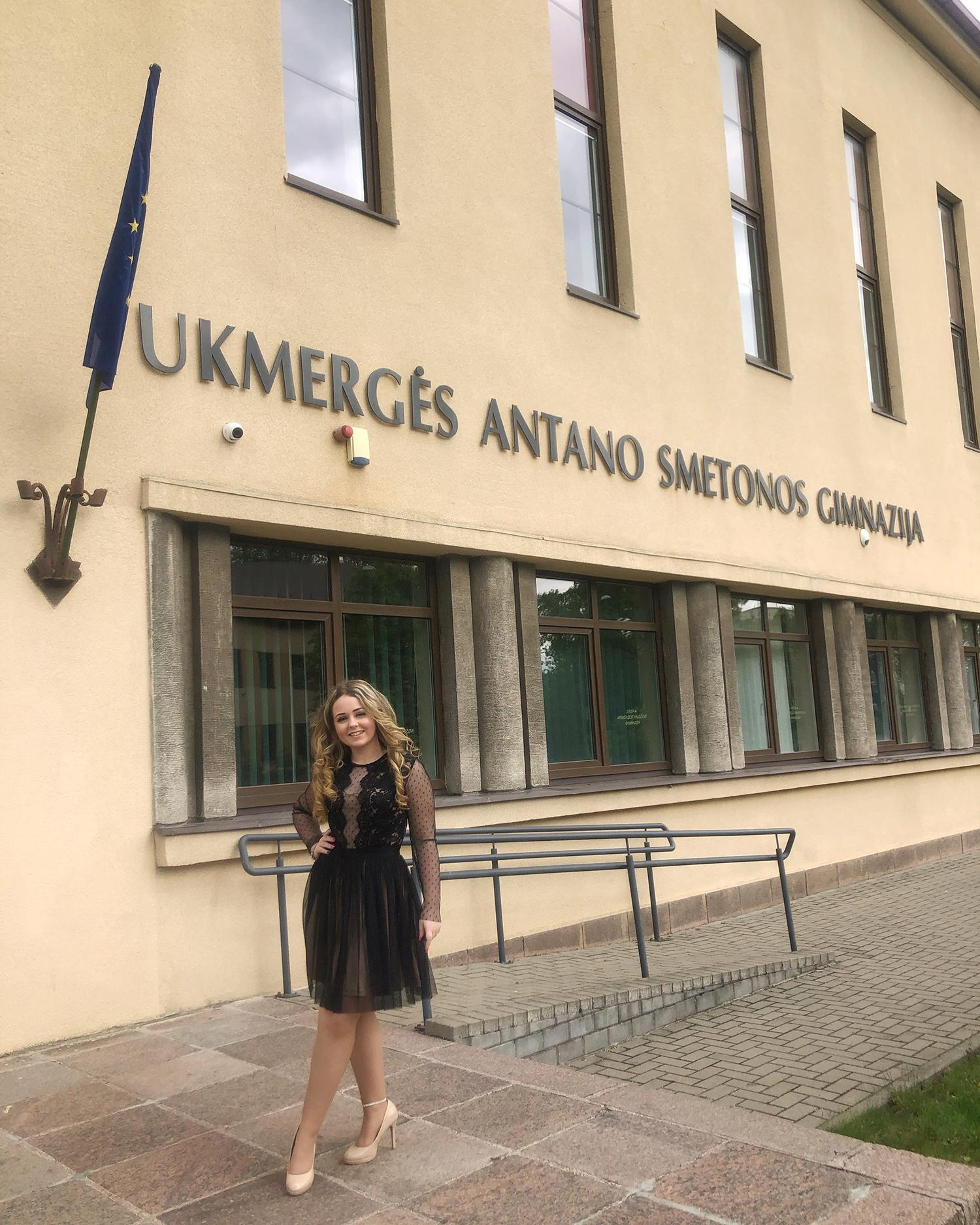 „Metų gimnazistė 2021“ – Kamilė Samusiovaitė / Kamilė Samusiovaitė.