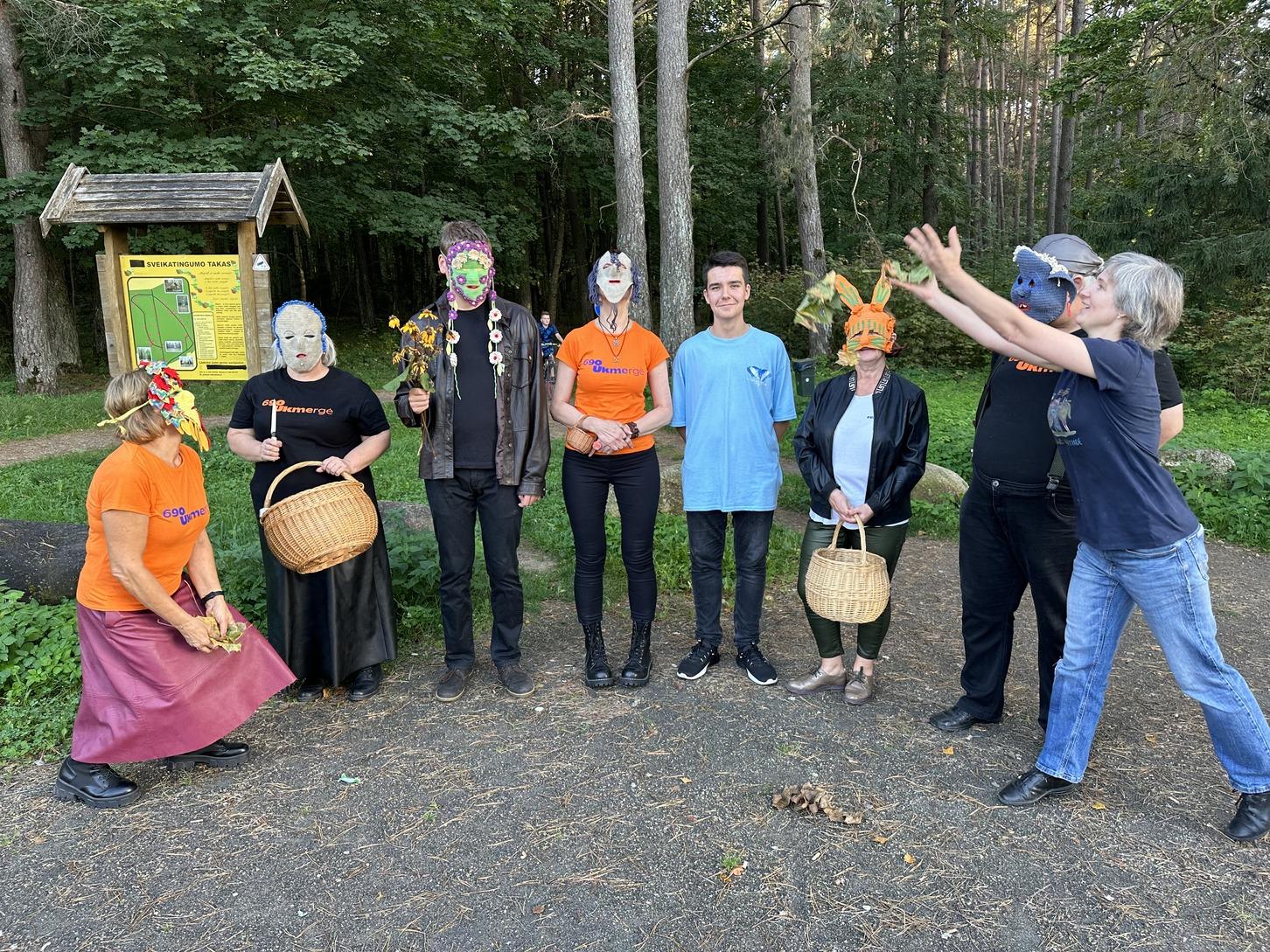 „Miesto metamorfozės. Miške grybauk“ /